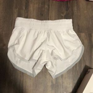 White Lululemon Shorts
